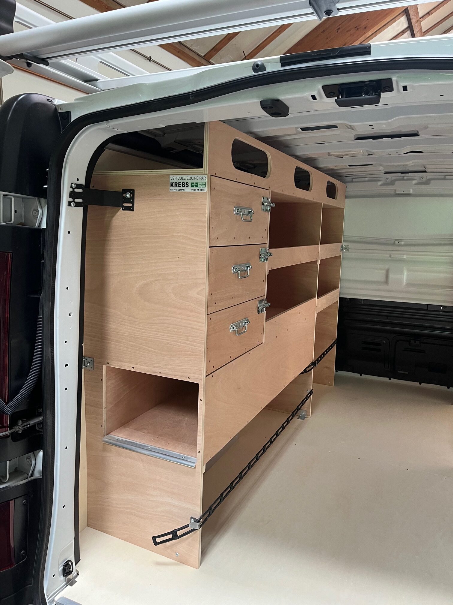 Habillage Bois Brut Ford Transit
